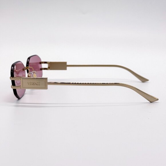 NEW VERSACE VE2274 1002/84 SUNGLASSES VE2274 100284 GOLD PINK MOD 2274 1002/84 - Picture 6 of 10